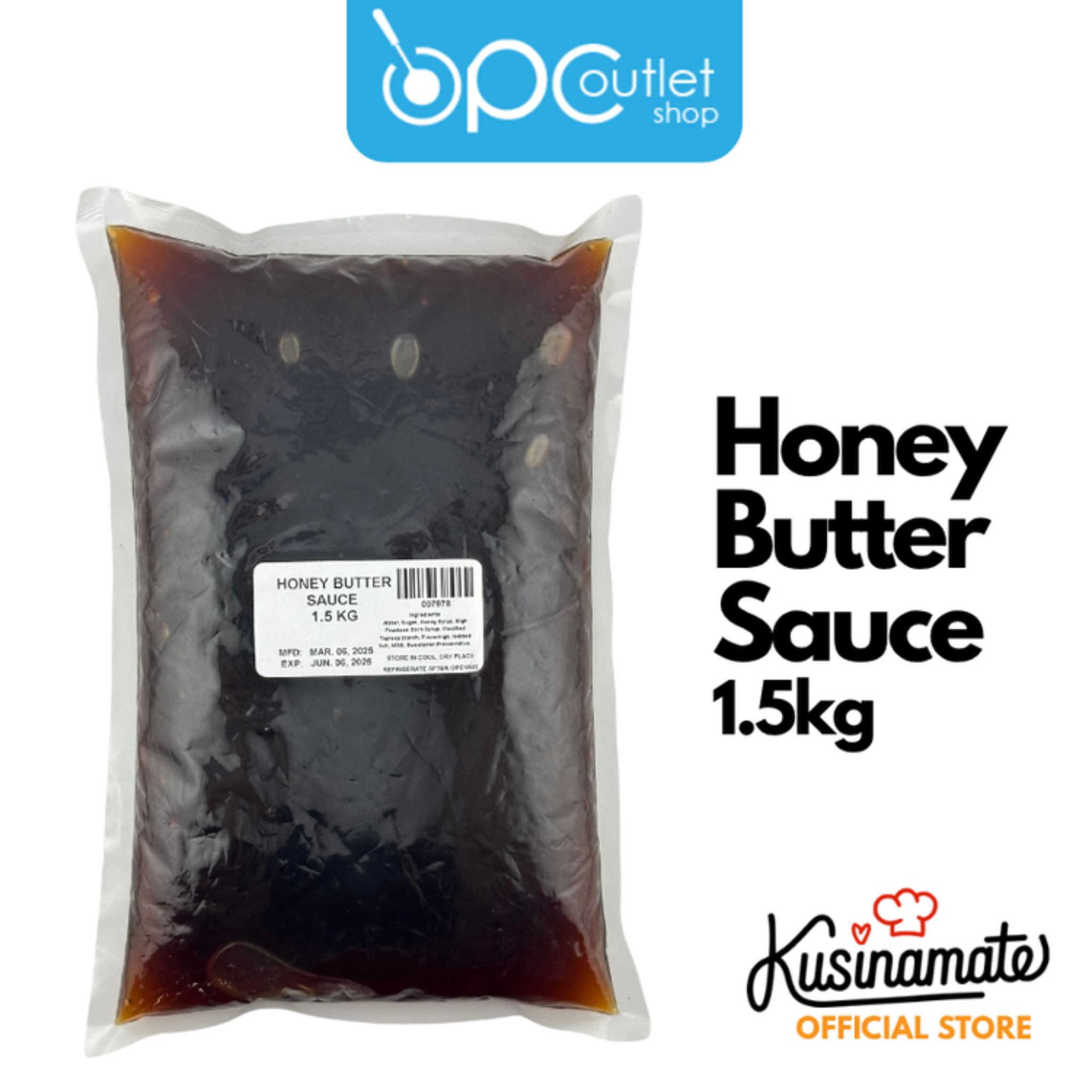 Kusinamate Honey Butter Sauce 1.5L